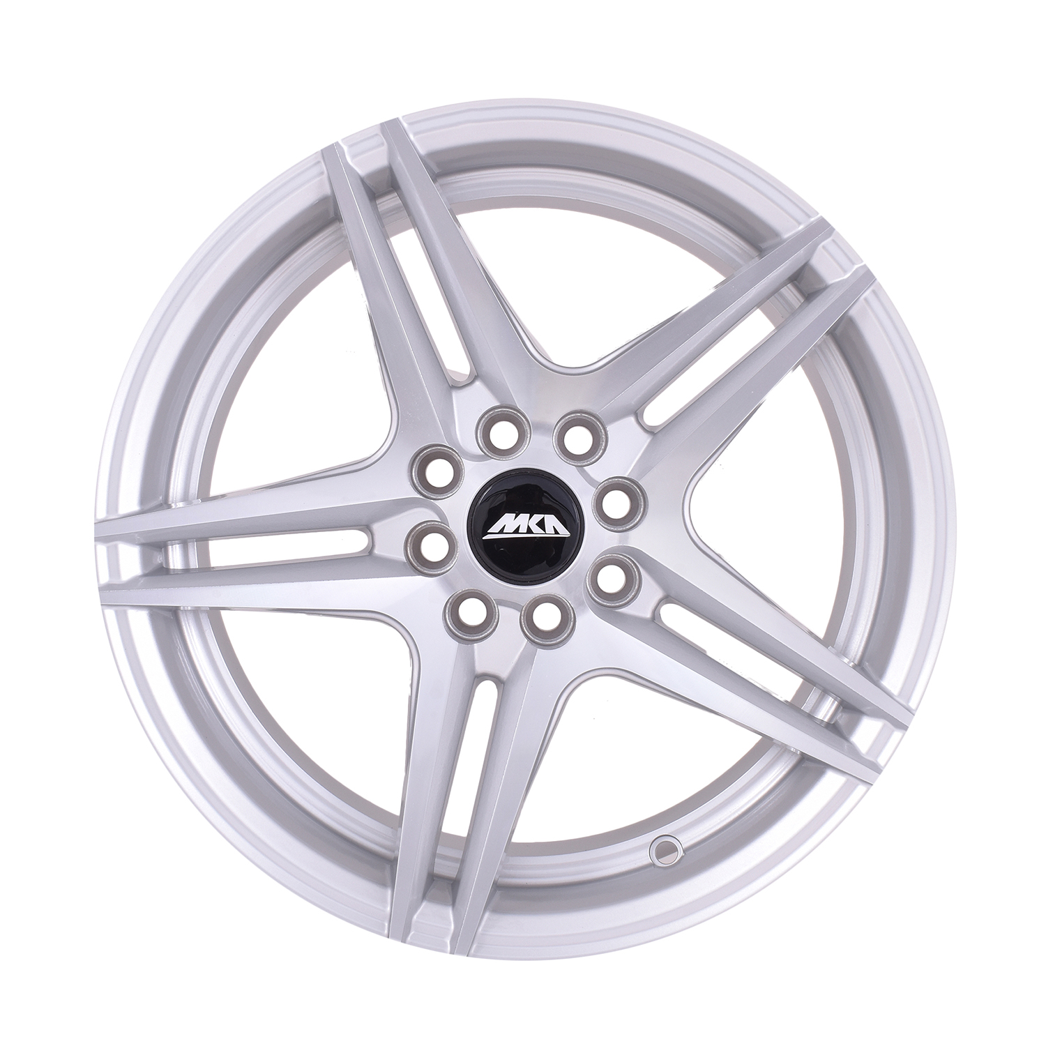 Uno Minda W1D075-000M00 Sharp Alloy Wheel 16 Inch, Diamond Cut, Hyper Silver Machined, 8 Holes